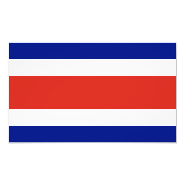 Foto Bandera Civil de Costa Rica (Frente)