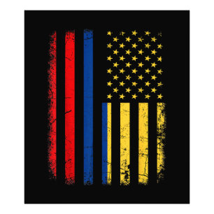 Foto Bandera colombiana norteamericana recorre Colombia