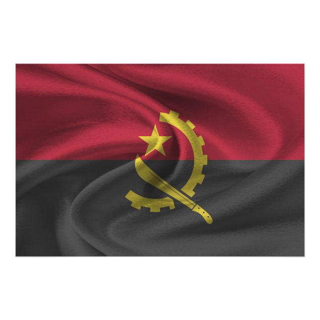 Foto Bandera de Angola (Frente)