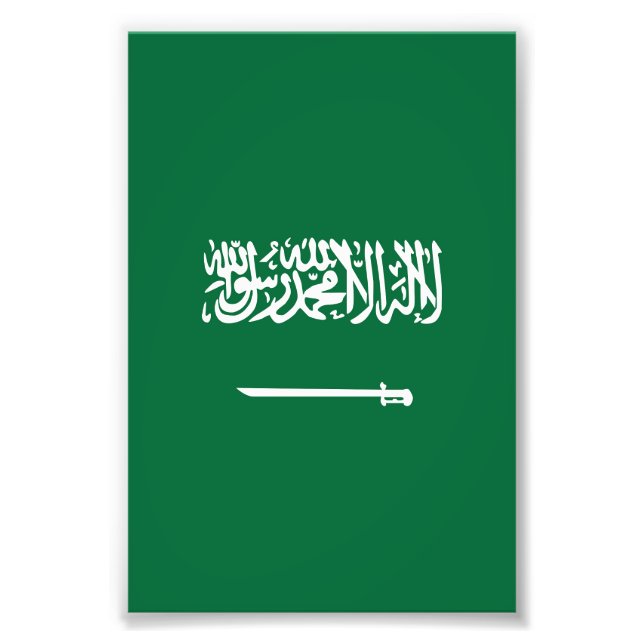 Foto Bandera de Arabia Saudita (Frente)