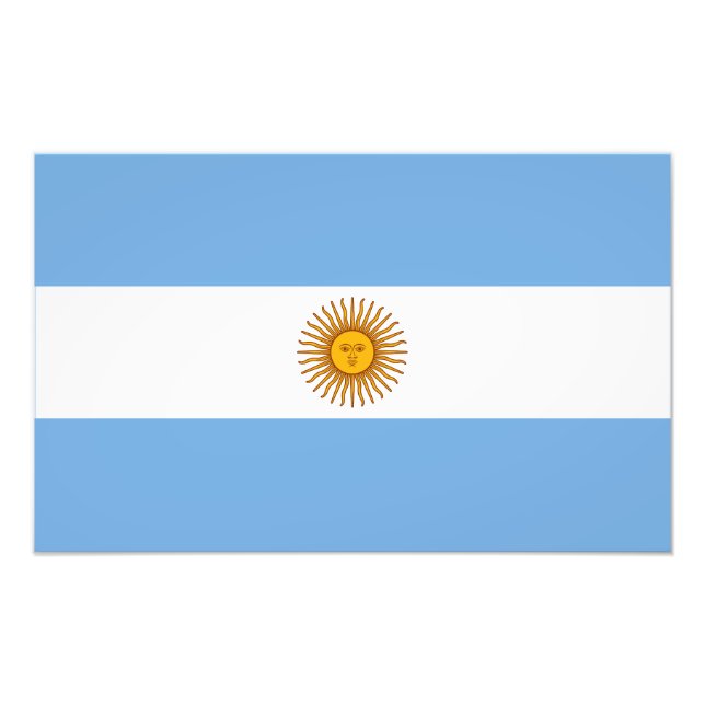 Foto Bandera de Argentina (Frente)