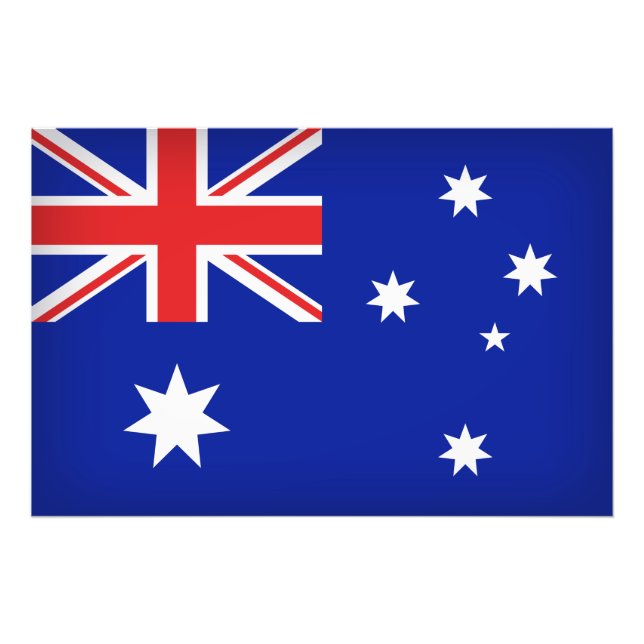 Foto Bandera de Australia (Frente)