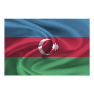 Foto Bandera de Azerbaiyán