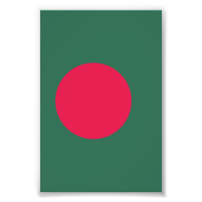Foto Bandera de Bangladesh (Frente)