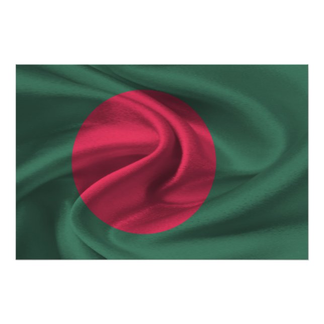 Foto Bandera de Bangladesh (Frente)