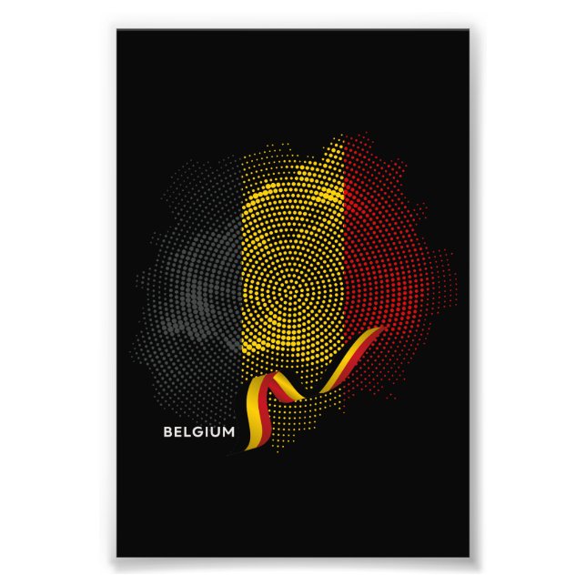 Foto bandera de Bélgica (Frente)
