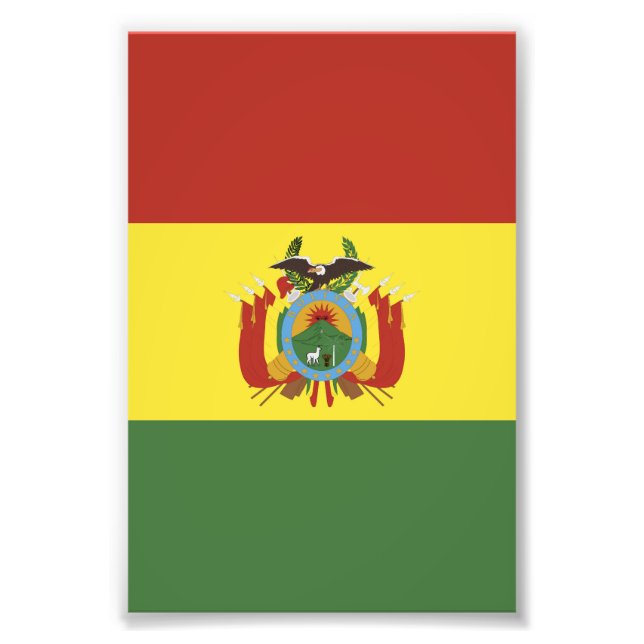 Foto Bandera de Bolivia (Frente)