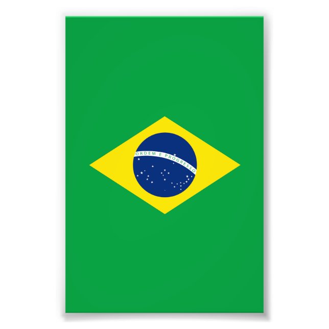 Foto Bandera de Brasil (Frente)