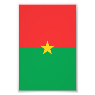 Foto Bandera de Burkina Faso