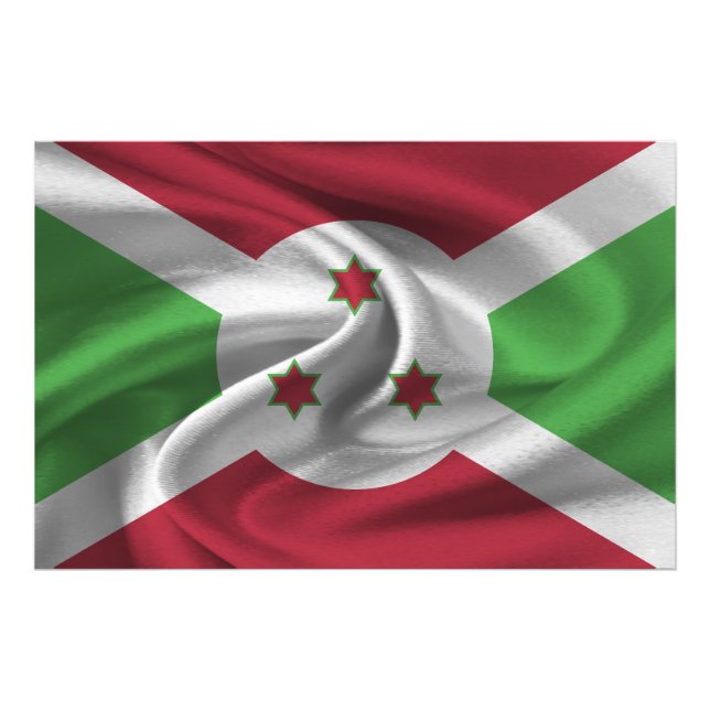 Foto Bandera de Burundi (Frente)