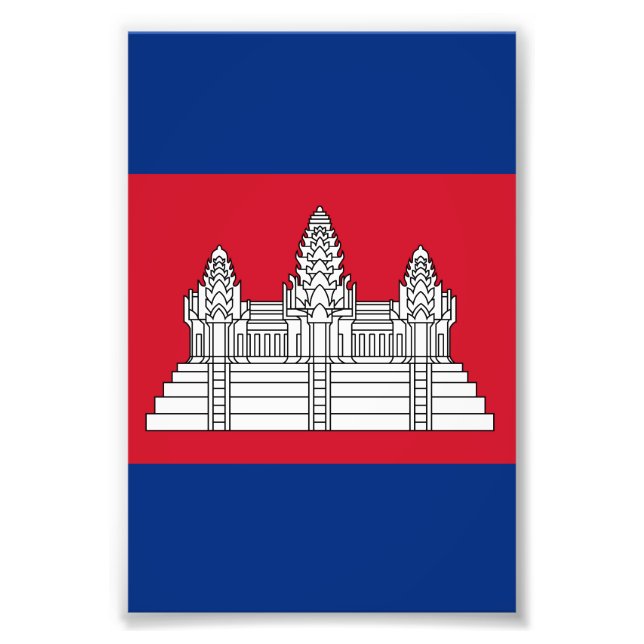 Foto Bandera de Camboya (Frente)