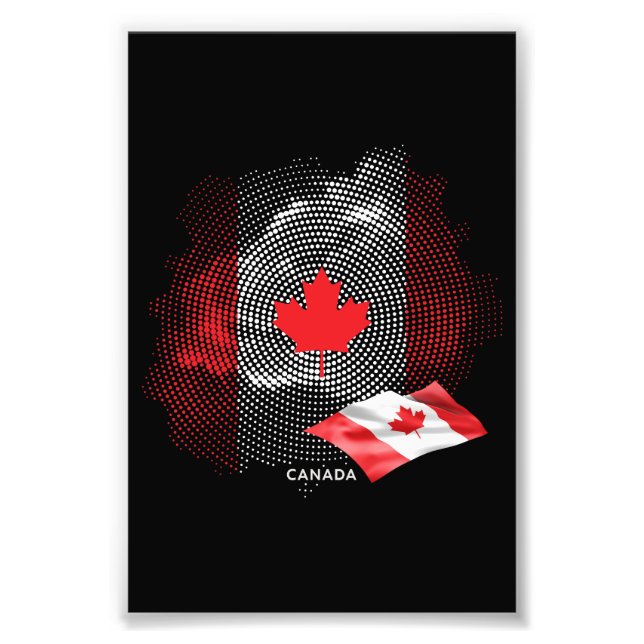 Foto bandera de Canadá (Frente)