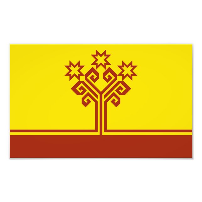 Foto Bandera de Chuvasia (Frente)