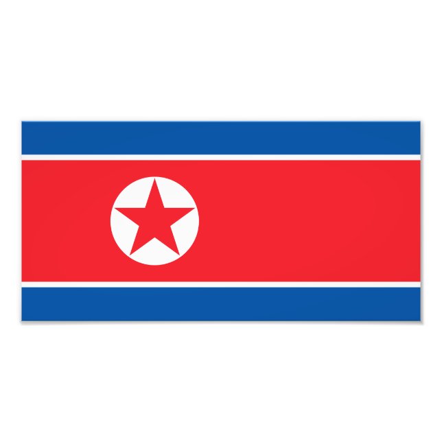 Foto Bandera de Corea del Norte (Frente)