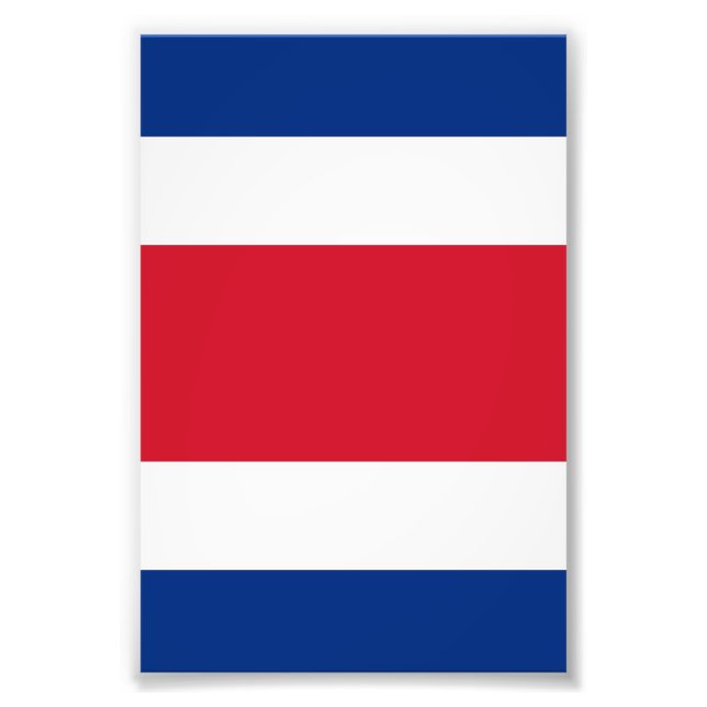 Foto Bandera de Costa Rica (Frente)
