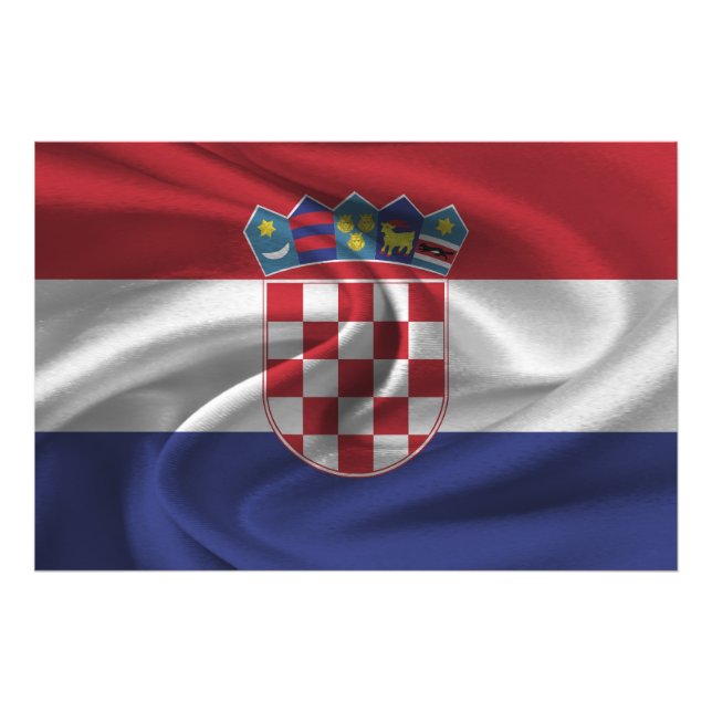 Foto Bandera de Croacia (Frente)