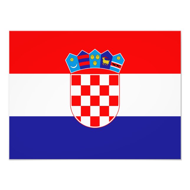 Foto Bandera de Croacia (Frente)
