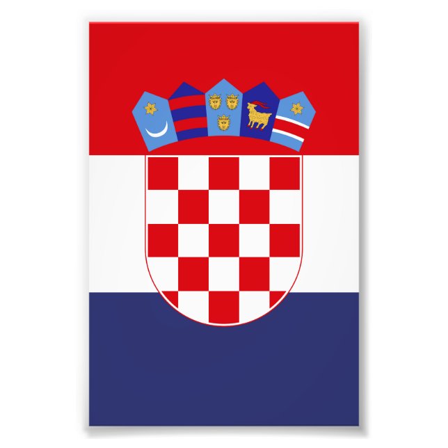 Foto Bandera de Croacia (Frente)
