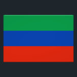 Foto Bandera de Daguestán<br><div class="desc">Bandera patriótica de Daguestán.</div>