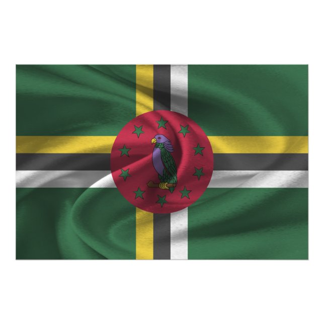 Foto Bandera de Dominica (Frente)