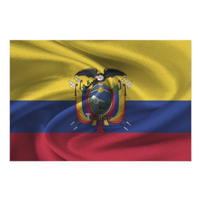 Foto Bandera de Ecuador (Frente)
