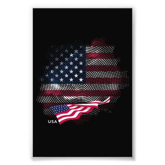 Foto bandera de EE. UU. (Frente)