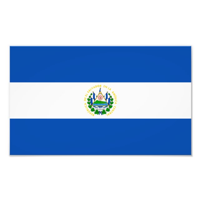 Foto Bandera de El Salvador (Frente)