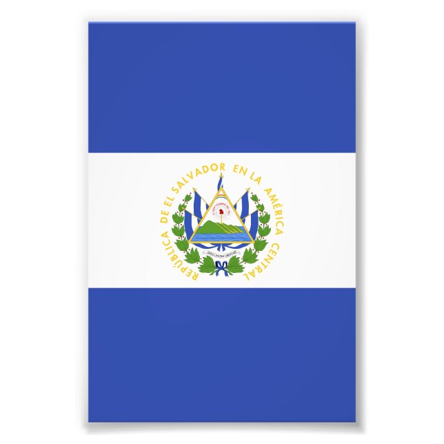 Foto Bandera de El Salvador (Frente)