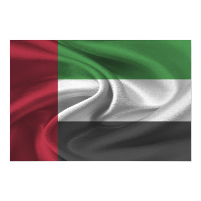 Foto Bandera de Emiratos Árabes Unidos (Frente)