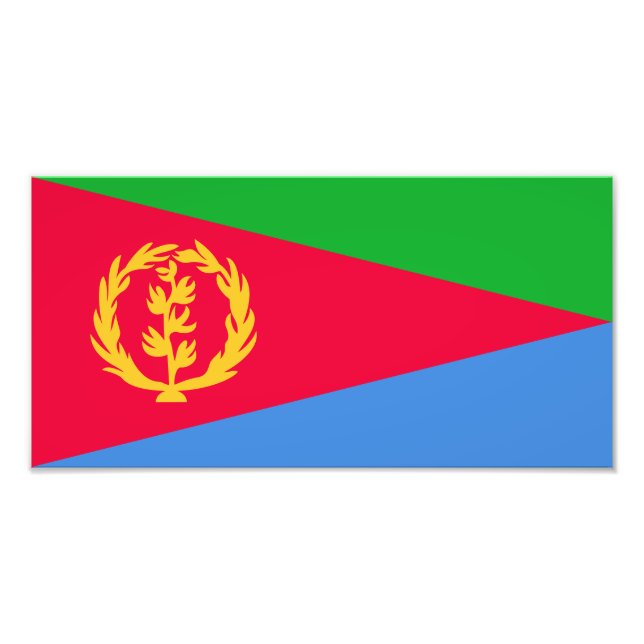 Foto Bandera de Eritrea (Frente)