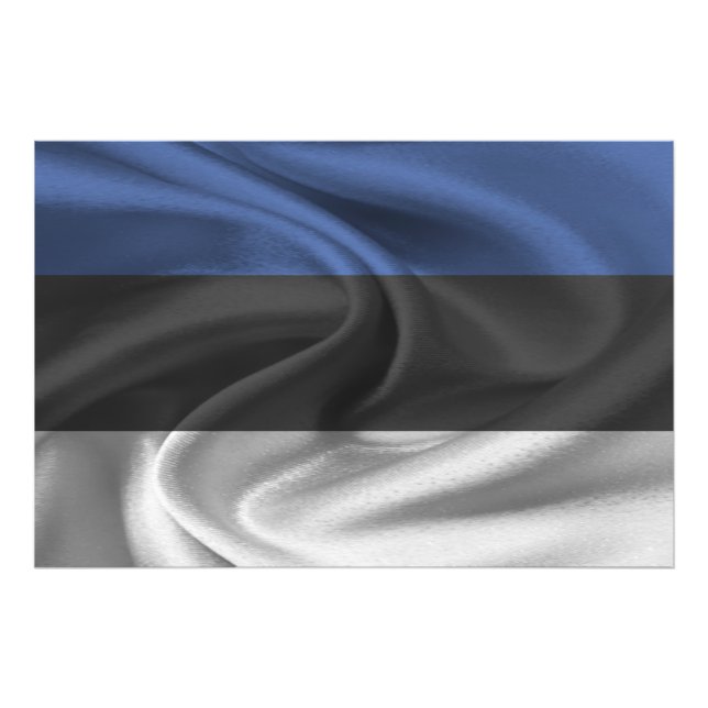 Foto Bandera de Estonia (Frente)