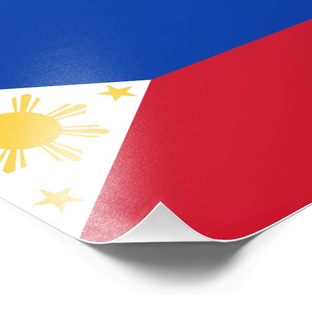 Foto Bandera de Filipinas (Esquina)