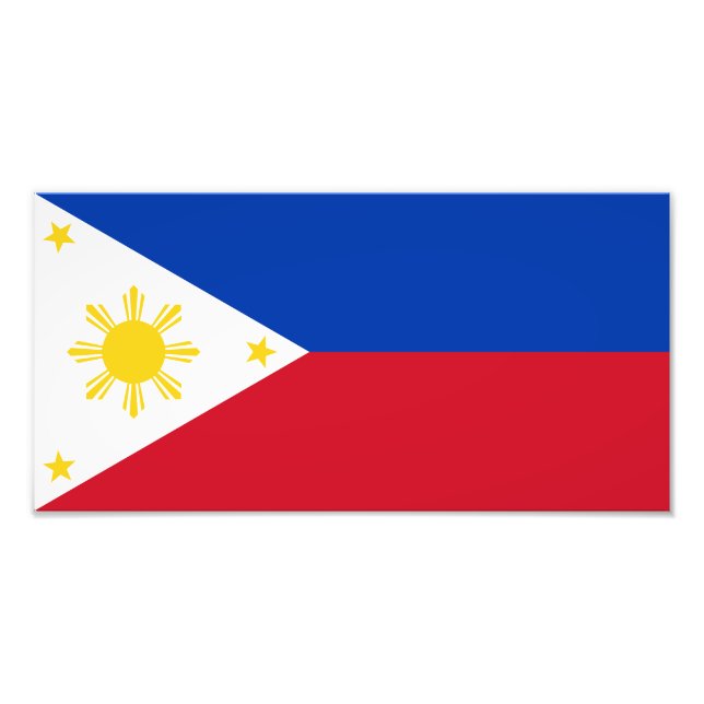 Foto Bandera de Filipinas (Frente)