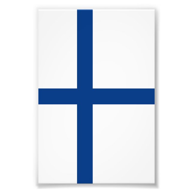Foto Bandera de Finlandia (Frente)