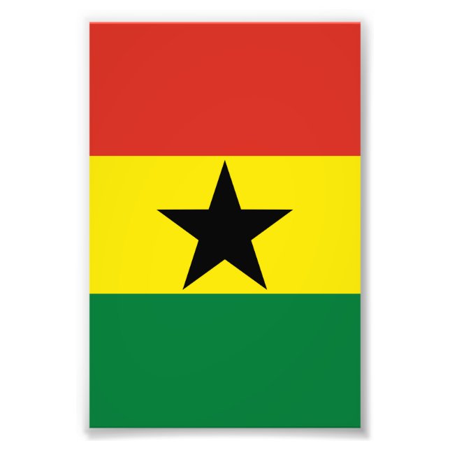 Foto Bandera de Ghana (Frente)