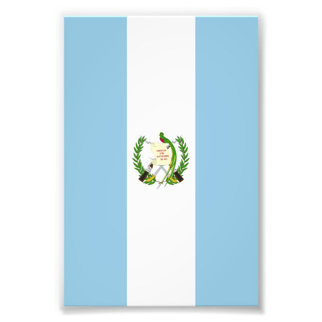 Foto Bandera de Guatemala (Frente)