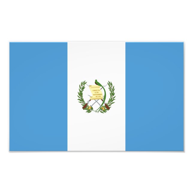 Foto Bandera de Guatemala (Frente)