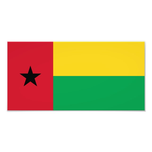 Foto Bandera de Guinea Bissau (Frente)