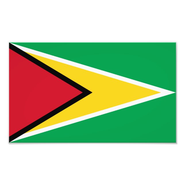 Foto Bandera de Guyana (Frente)