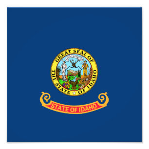 Foto Bandera de Idaho: el Estado Gemológico, Montañas d