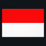 Foto Bandera de Indonesia<br><div class="desc">Bandera patriótica de Indonesia.</div>