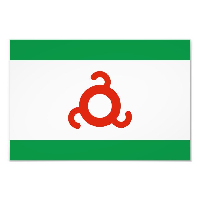 Foto Bandera de Ingushetia (Frente)