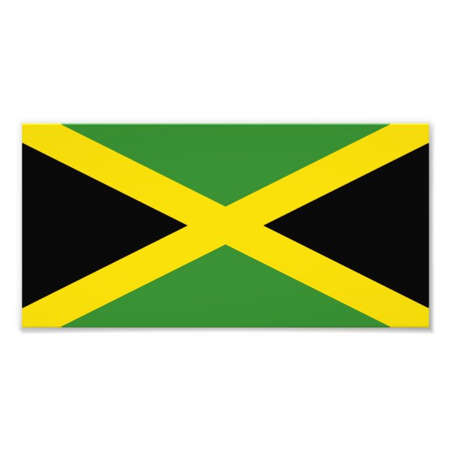 Foto Bandera de Jamaica (Frente)