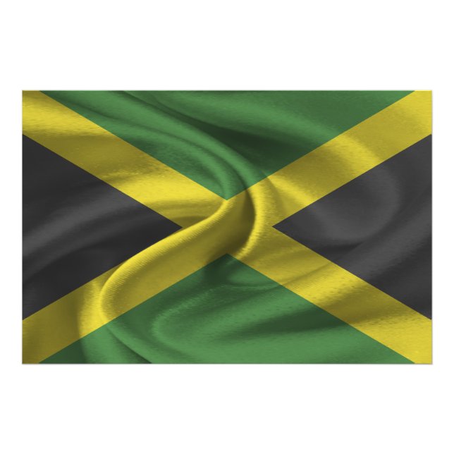 Foto Bandera de Jamaica (Frente)