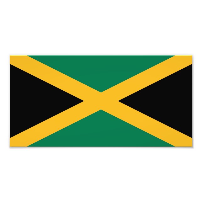 Foto Bandera de Jamaica (Frente)