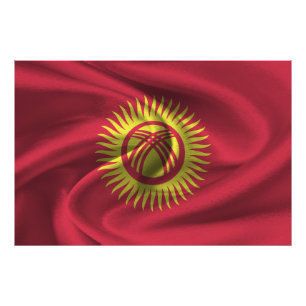 Foto Bandera de Kirguistán