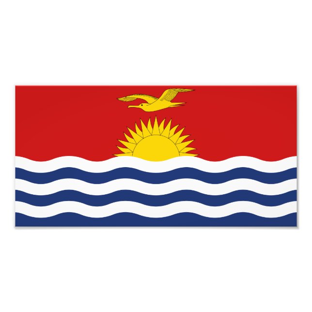 Foto Bandera de Kiribati (Frente)