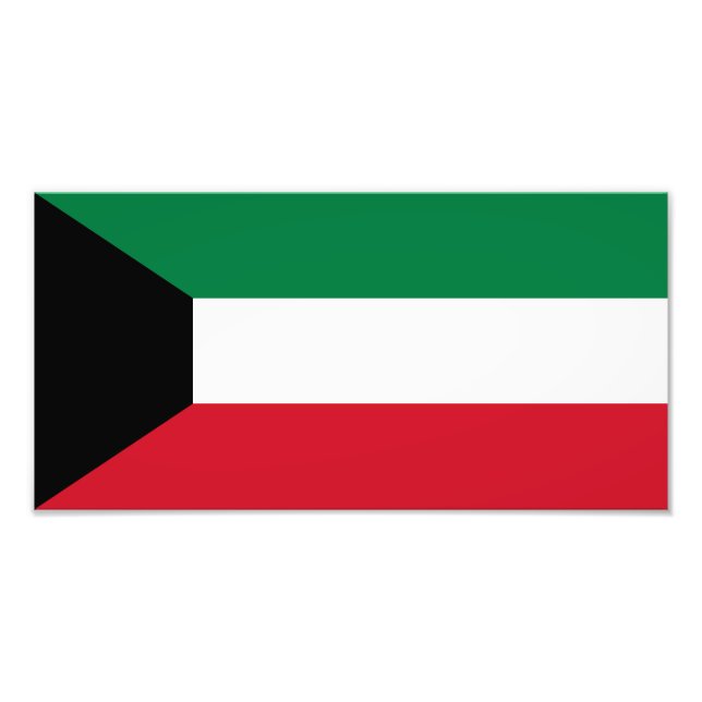 Foto Bandera de Kuwait (Frente)