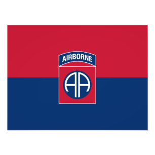 Foto Bandera de la 82ª División Aerotransportada Vetera