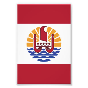 Foto Bandera de la Polinesia Francesa